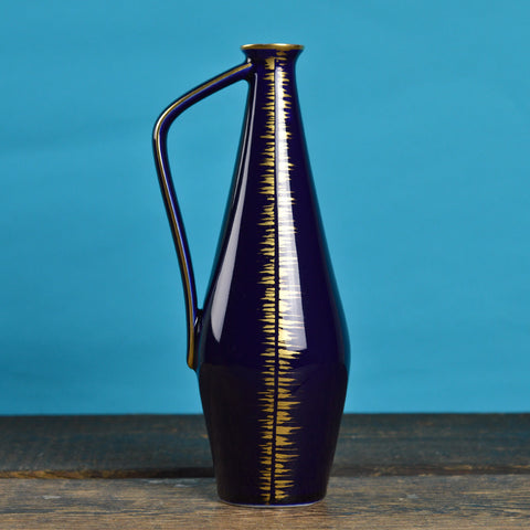 1960’s ‘Echt Kobalt’ Vase with a Handle