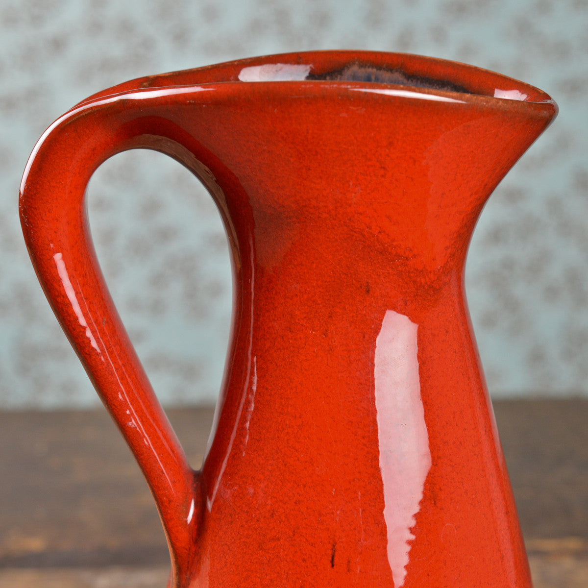 Mid Century Gräfl Ortenburg Vase with a Handle