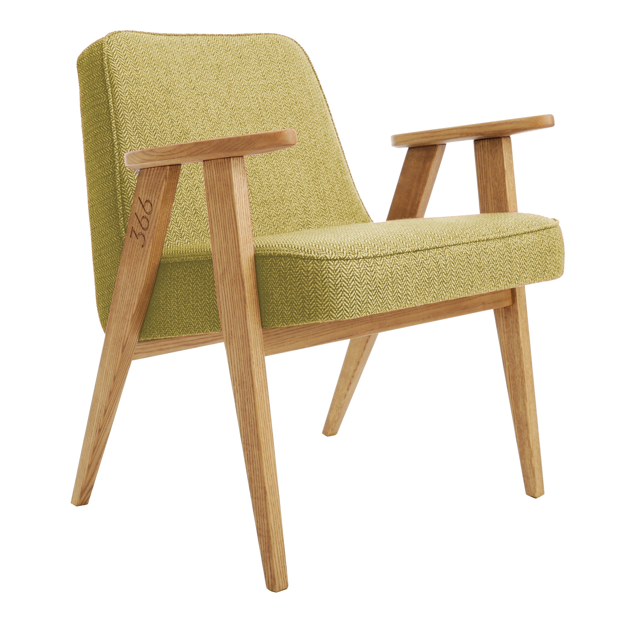 Model 366 Arm Chair by Józef Chierowski / LEMON TWEED