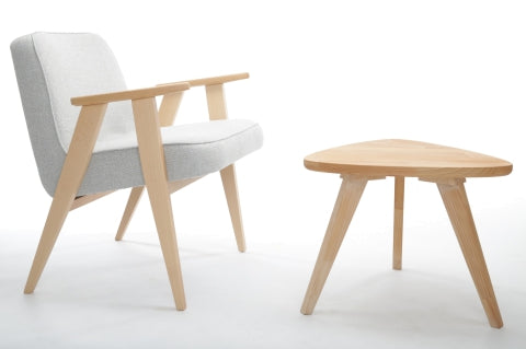Model 366 Arm Chair by Józef Chierowski / WHITE TWEED