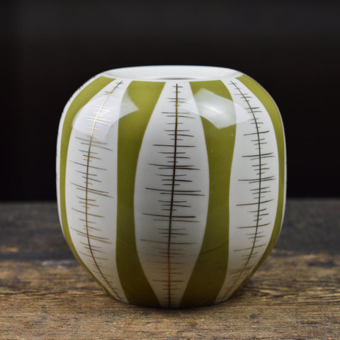 1960’s Lichte Porcelain Round Vase