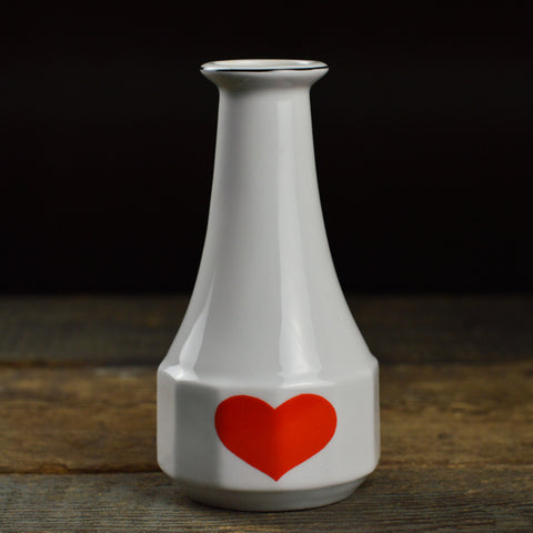 1960’s Lubiana Porcelain ‘Heart’ Vase