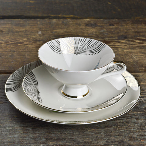 1950’s Winterling Marktleuthen Tea Cup Trio