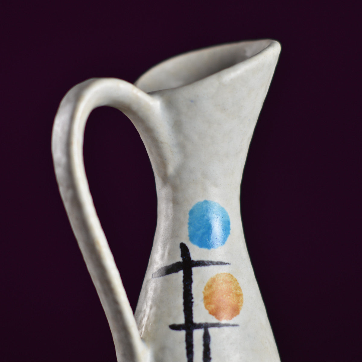 Mid Century ‘Art Geometrics’ Vase with a Handle