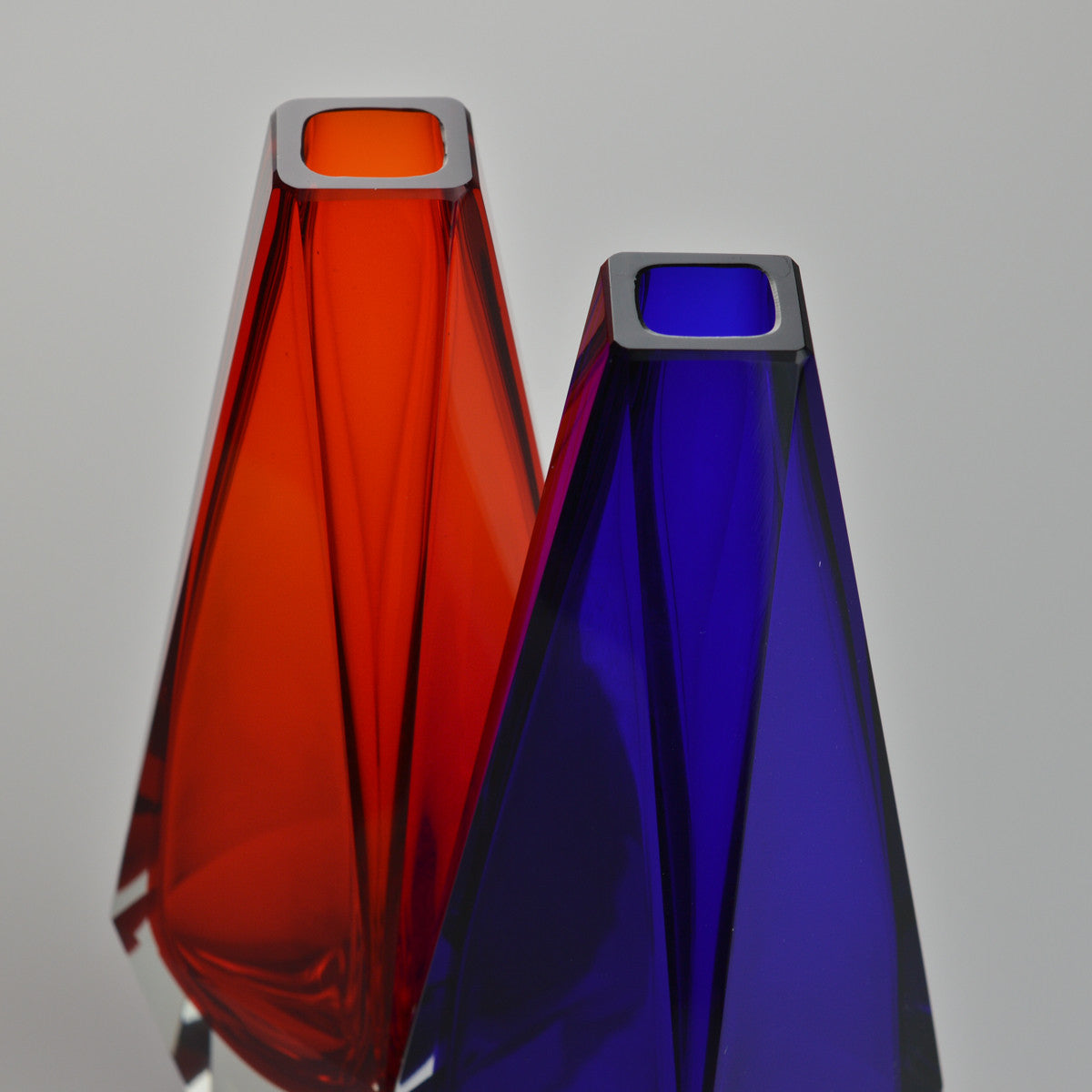 1960’s - 1970’s Facet Cut Crystal Vase