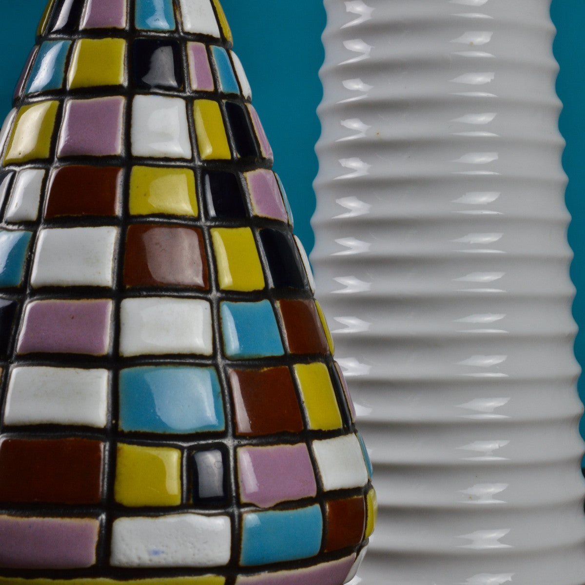 Vintage ‘Ribbed’ Vase