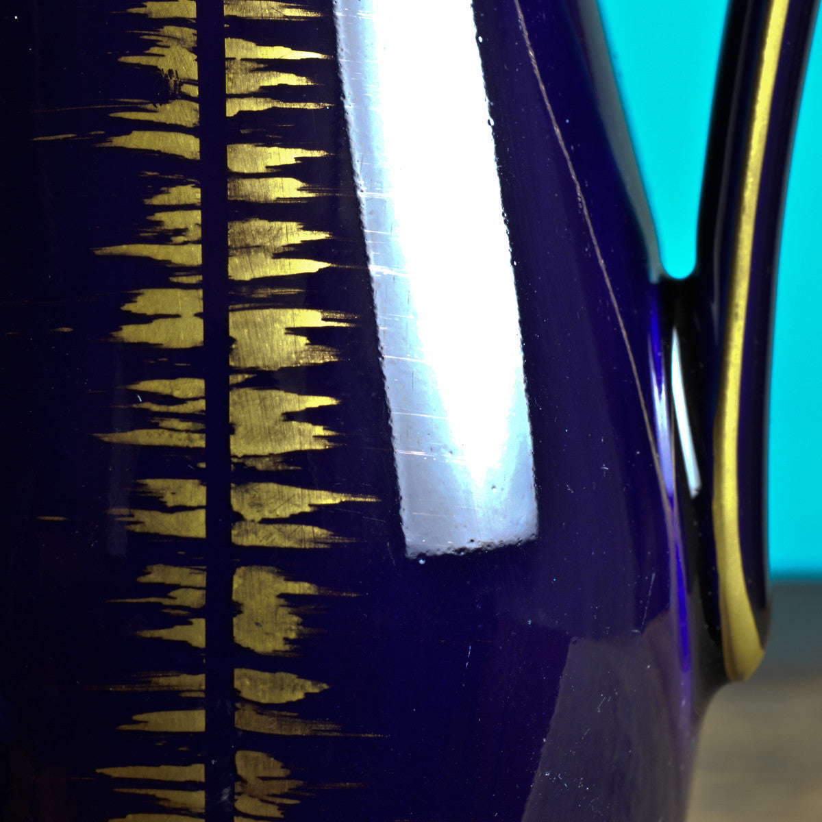 1960’s ‘Echt Kobalt’ Vase with a Handle