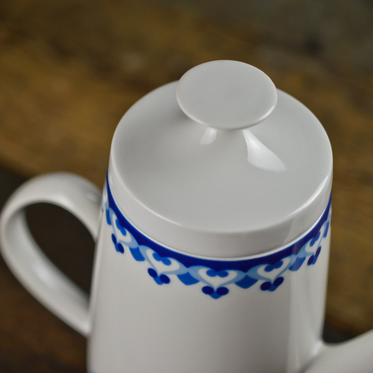 1960’s – 1970’s Lichte ‘Echt Kobalt’ Teapot