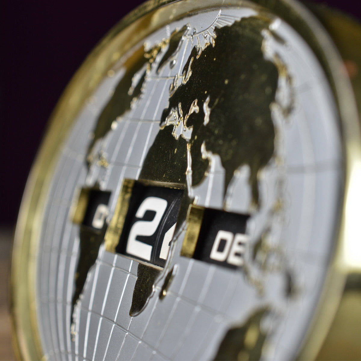 1950’s Desk Top German Calender with Globe Face