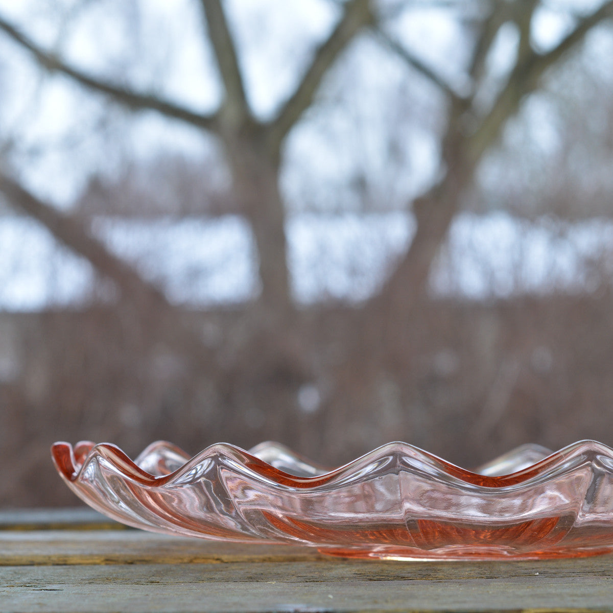 Round Art Deco Serving Plate