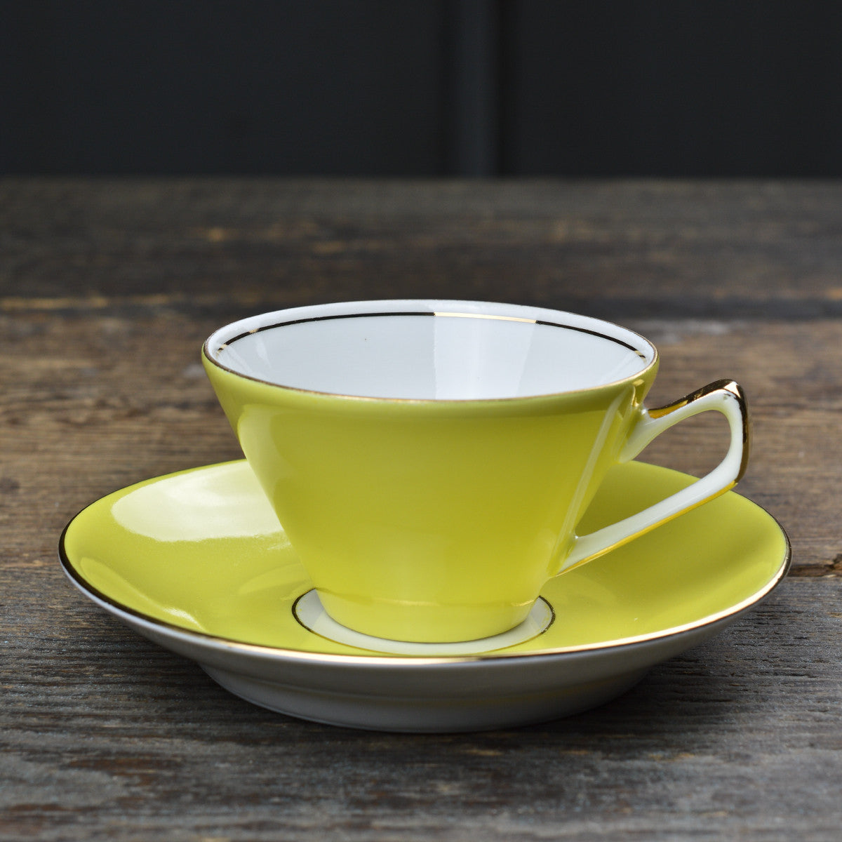 1950’s Chodzież ‘Canary’ Espresso Cup Duo