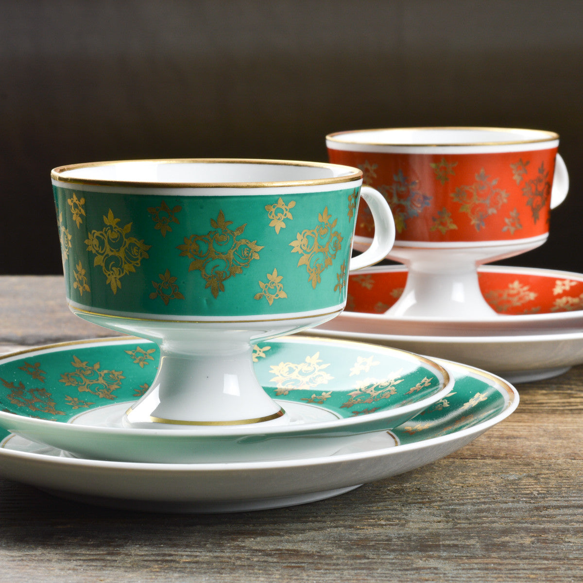 1960’s Lichte Tea Cup Trio