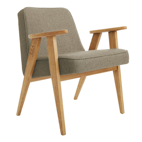 Model 366 Arm Chair by Józef Chierowski / STONE TWEED