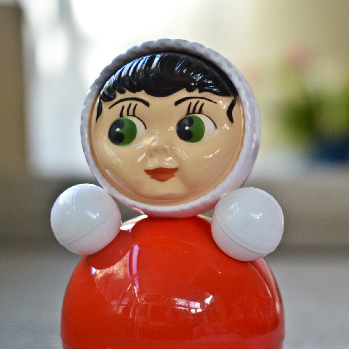 RETRO RUSSIAN NEVALYASHKA ''MARY'' ROLY-POLY DOLL