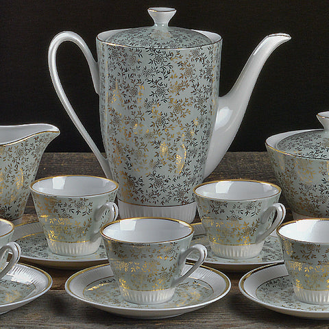 Mid Century Włocławek Coffee Service for 6